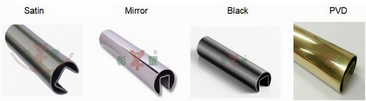 Polished-Round-slotted-pipe